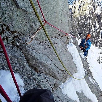 First ascent on the north-eastern wall of Rysy, Tatras